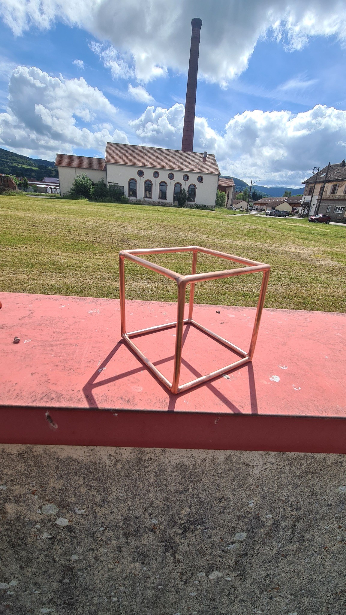 Cube en cuivre