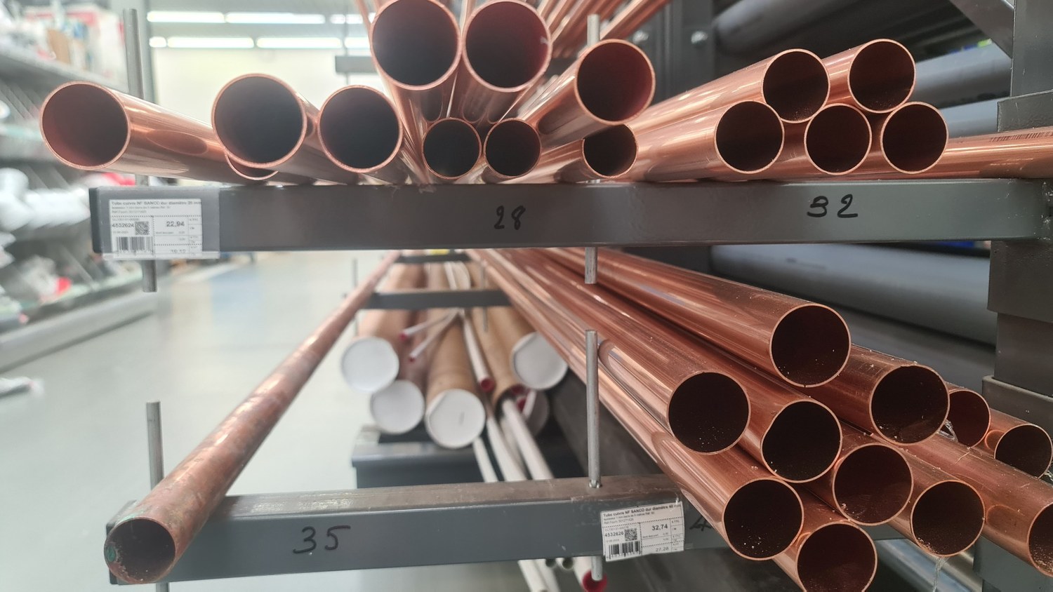 Tubes cuivre pour fabrication BSA Concept